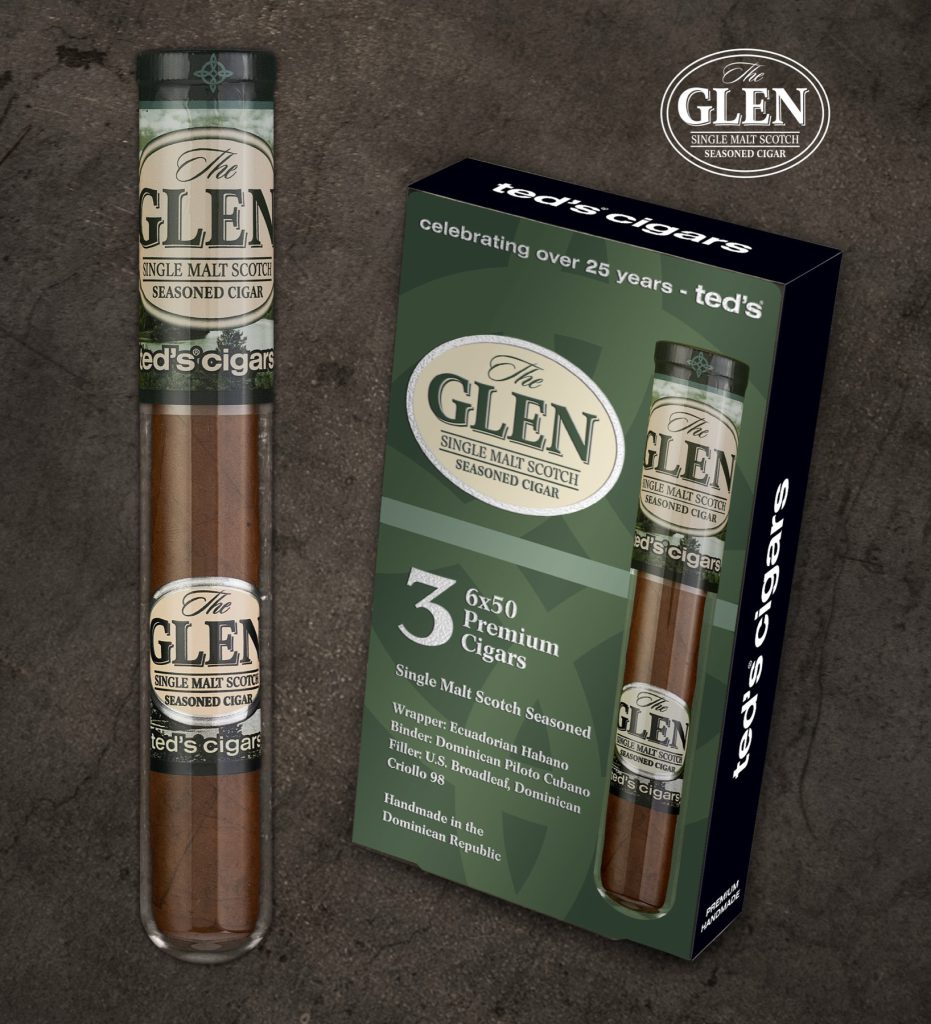 Ted's Cigars Brand Designs — cigars glen design by Joe Scheirich Media
