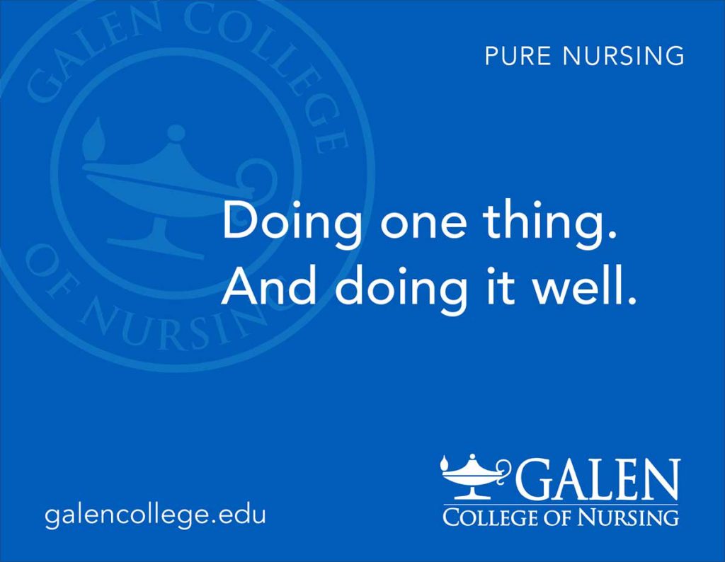 Galen College of Nursing — galen ad2 design by Joe Scheirich Media