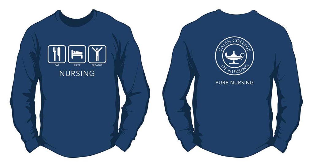 Galen College of Nursing — galen tee1 design by Joe Scheirich Media