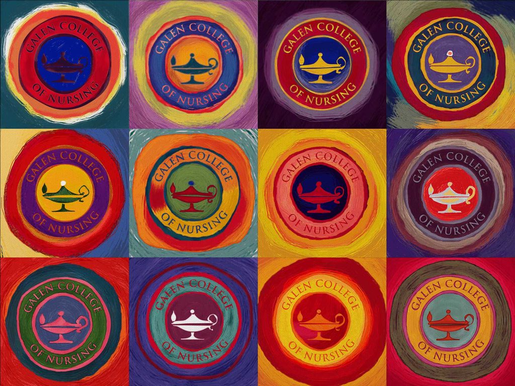 Galen College of Nursing — galen wall art design by Joe Scheirich Media
