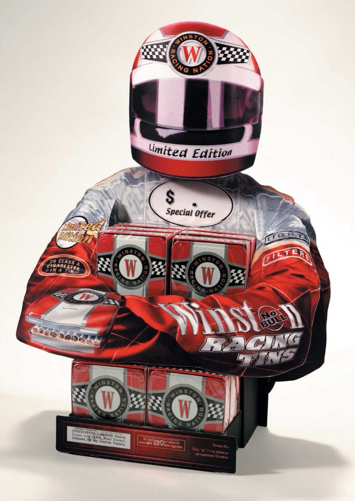 Winston — winston racing display design by Joe Scheirich Media
